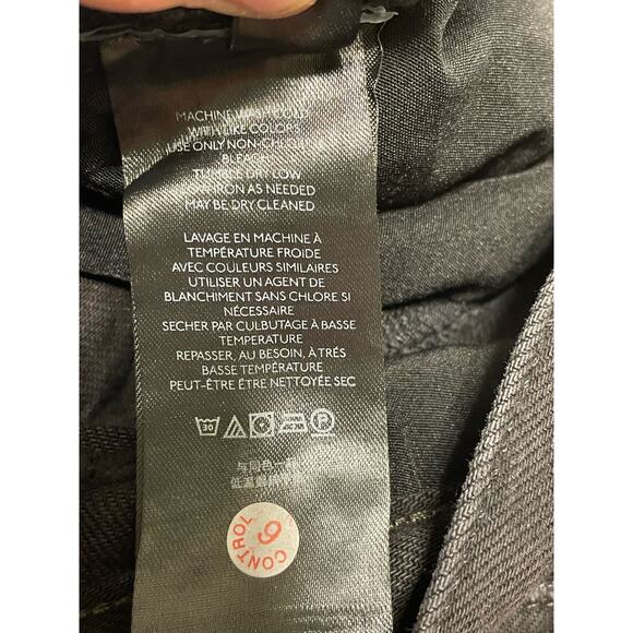 Free People Jeans 26 Maggie Black Mid Rise Grunge Button Fly Festival Whimsygoth - Picture 10 of 11